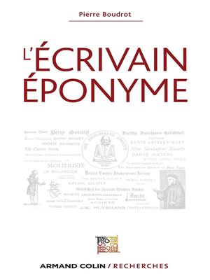 cover image of L'écrivain éponyme